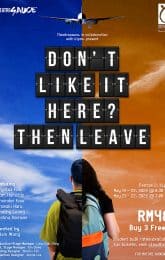 DON’T LIKE IT HERE? THEN LEAVE