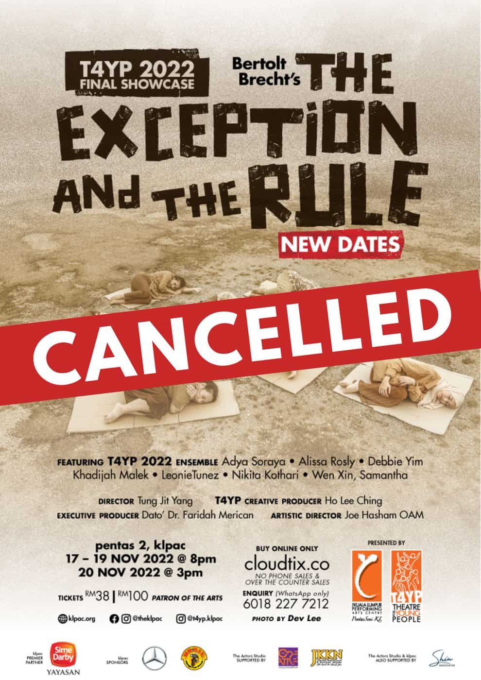 CANCELLED T4YP 2022 Final Showcase The Exception and the Rule The