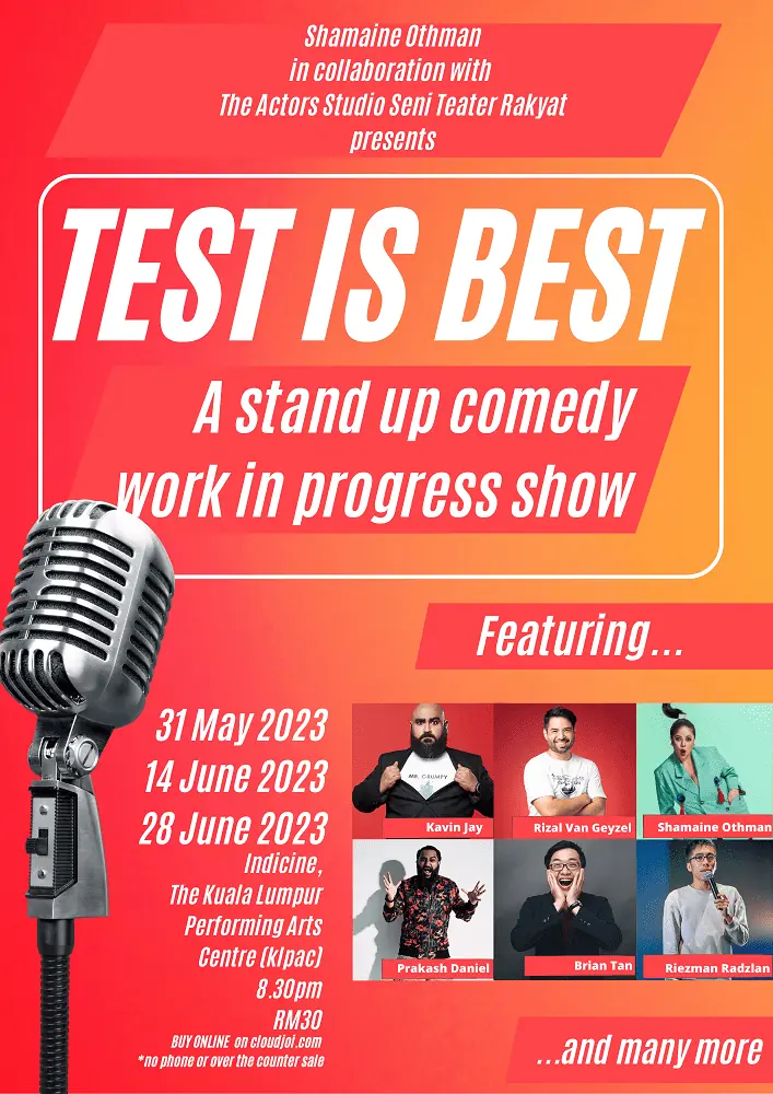 Test Is Best general poster