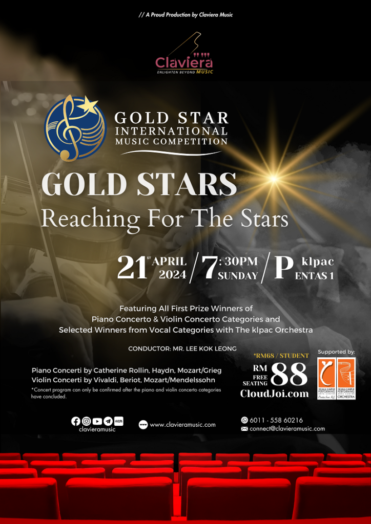 Gold Stars Reaching For The Stars v3